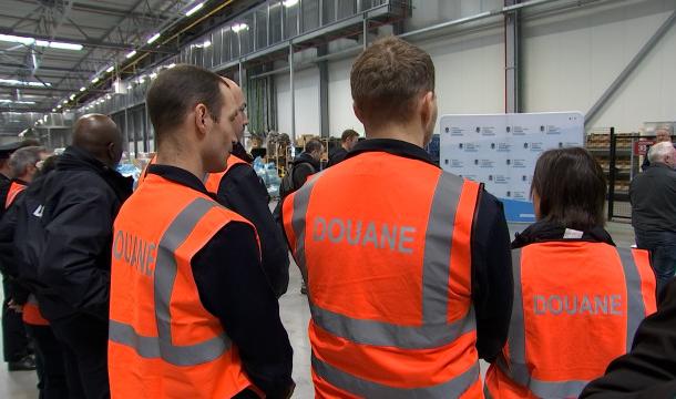Les douaniers de l'aéroport de Liège en grève