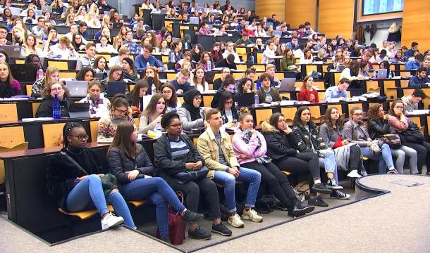 Les étudiants à la découverte d'ULiège 