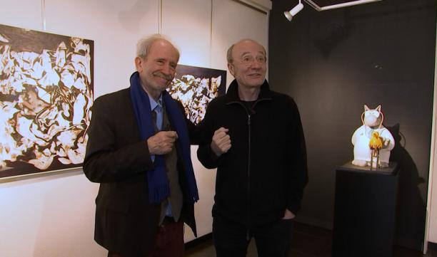 Les frères Geluck exposent ensemble à la galerie Liehrmann