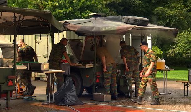 Les militaires de retour à Chaudfontaine  