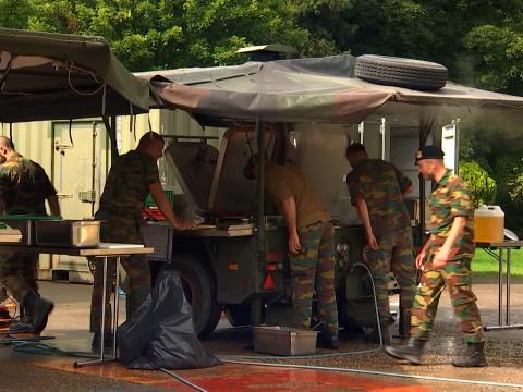 Les militaires de retour à Chaudfontaine  