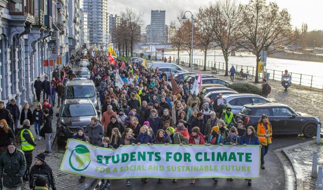 Liège : 1200 marcheurs pour le climat