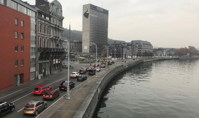 Liège centre bloqué par des gilets jaunes