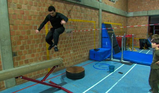 Liège: le stage de Parkour a fait le plein