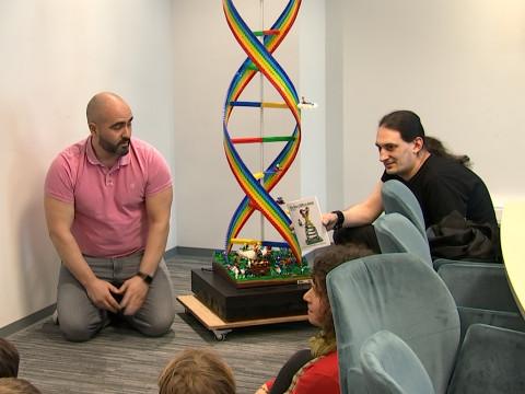 De petites briques pour évoquer les maladies rares 