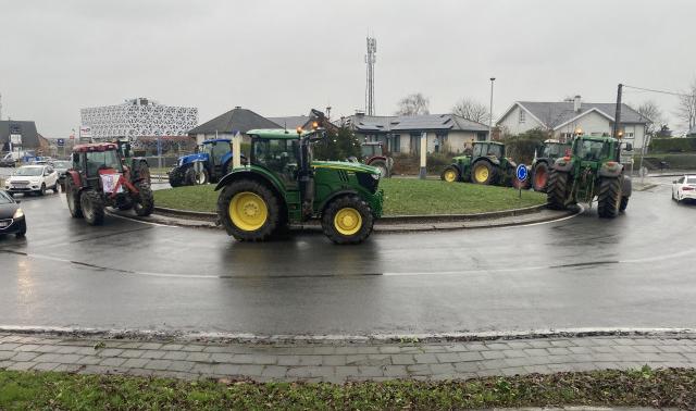 PAC : manifestation d'agriculteurs à Awans 