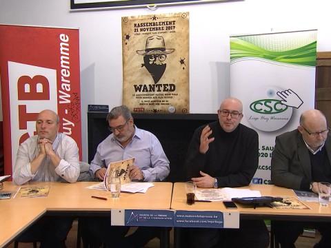 Manifestation FGTB et CSC le 21 novembre
