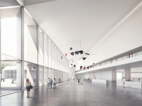 Nouvelle Halle des Foires de Liège à Bressoux .