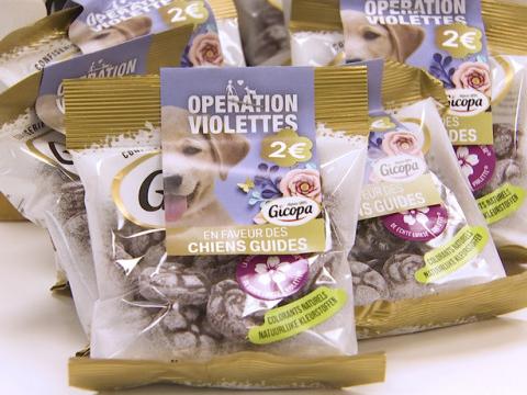 Opération Violettes en faveur des chiens guides 