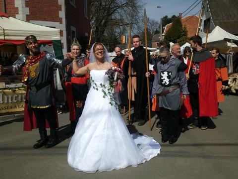 Ouffet : un mariage aux Médiévales 