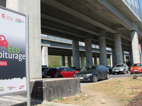Parking d'éco-voiturage à Bassenge 