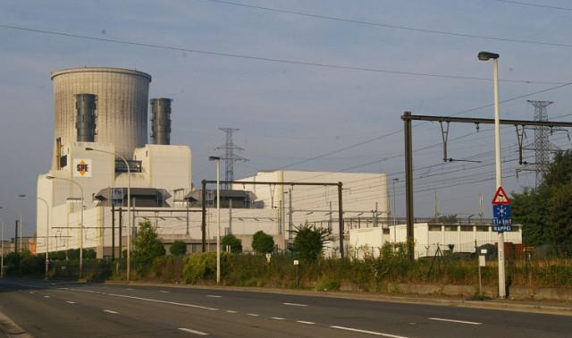 Piquet de grève chez EDF Luminus à Seraing