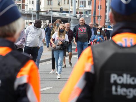Police de Liège : réorganisation des patrouilles COVID