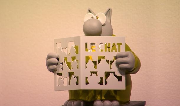 Pour ses 40 ans, le Chat s'expose à la Galerie Liehrmann