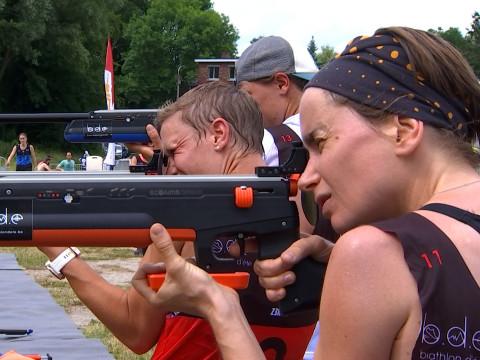 Sept "mass-starts" et 270 coureurs présents au Challenge Cross Biathlon à Liège