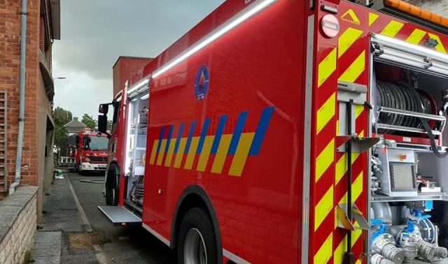 Seraing : quatre bâtiments en feu 