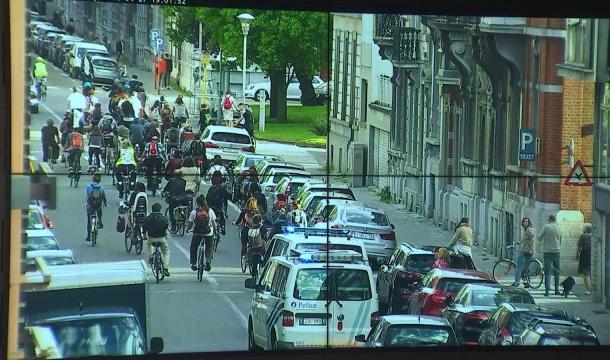 Tensions entre cyclistes et police lors de la "Masse critique"