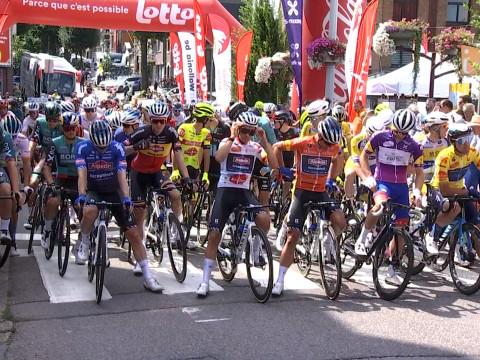 Tour de Wallonie : case départ de la 3e étape dans la Cité de l'Oie 