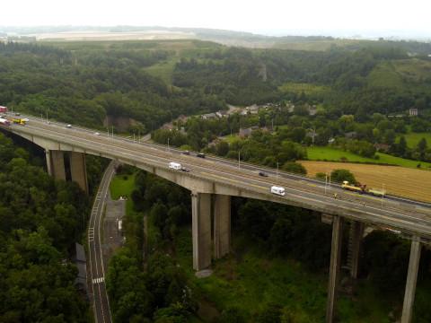 Travaux de réhabilitation du viaduc de Huccorgne 