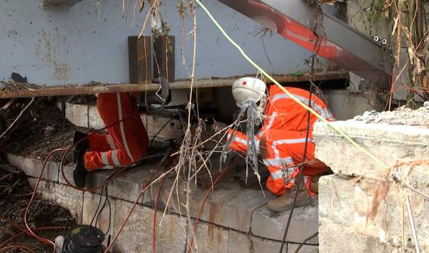 Trooz: travaux au pont de La Brouck 