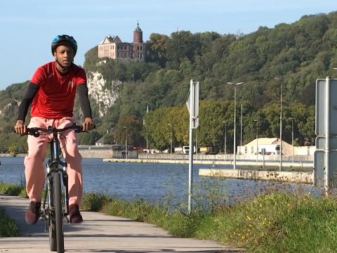 Un trajet de mobilité douce facilité entre Liège et Huy