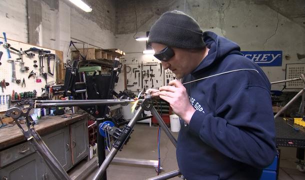 Un vélo liégeois produit en petite série