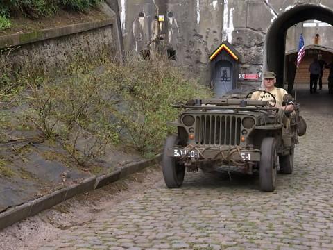 Une belle concentration de véhicules militaires pour les festivités annuelles du Fort de Lantin
