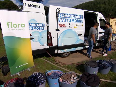 Une laverie mobile pour les sinistrés 