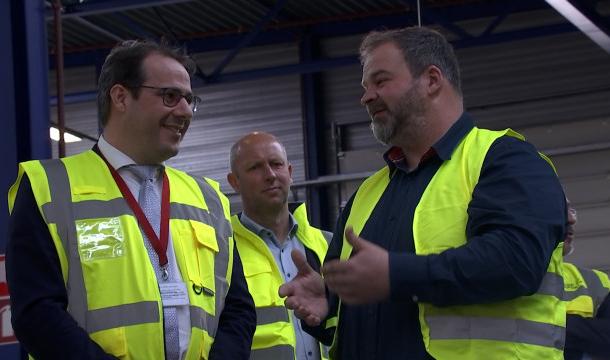 Visite des installations de l'AFSCA à Liège Airport