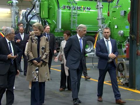 Visite Royale à Soumagne et Blegny