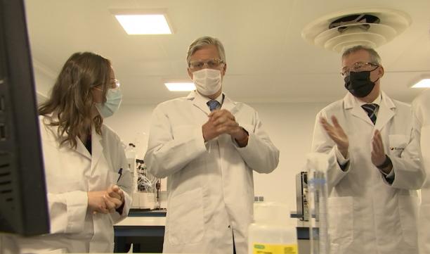 Visite royale chez Eurogentec