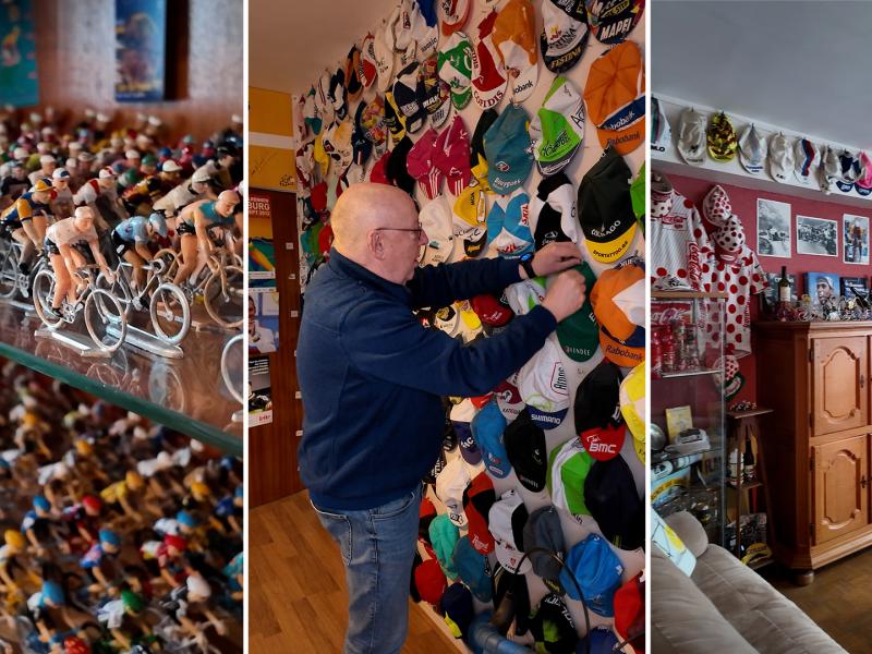 Ce passionné de cyclisme a transformé sa maison en musée