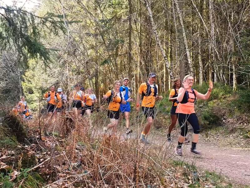 Le WAC, un club waremmien, a couru jusqu'à Botrange pour la bonne cause