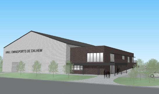Dalhem : feu vert et subsides pour le hall omnisports de Bombaye
