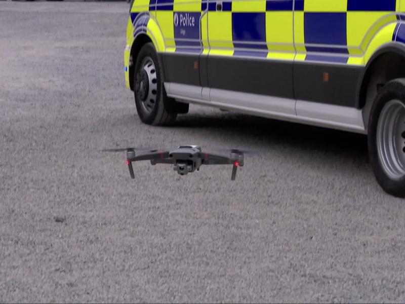 De plus en plus d'interventions avec des drones pour la police fédérale de Liège