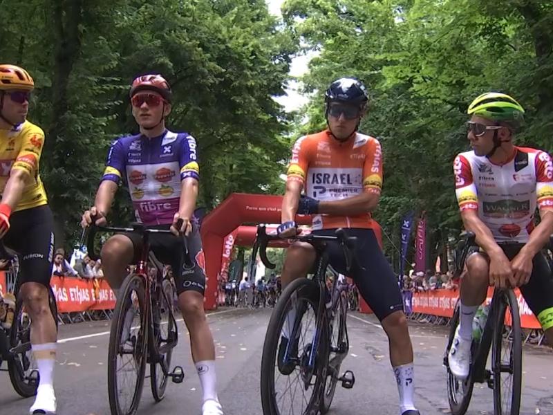 Départ de Huy pour la 2² étape du Tour de Wallonie