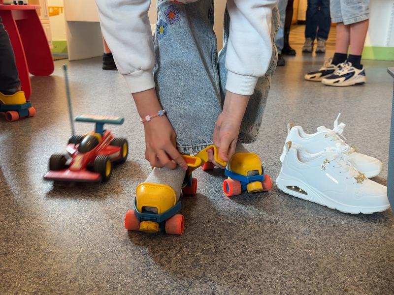 Une exposition de jouets Fisher Price au Musée du jouet et de l'enfant à Ferrières