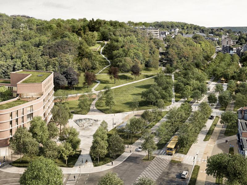 Fontainebleau : le grand lifting de l’entrée de Liège