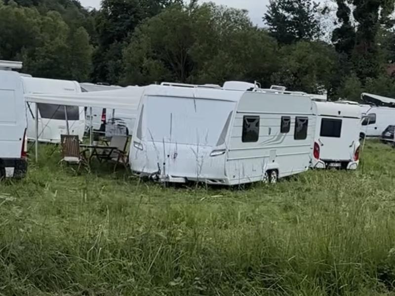 Une centaine de caravanes à Fumal