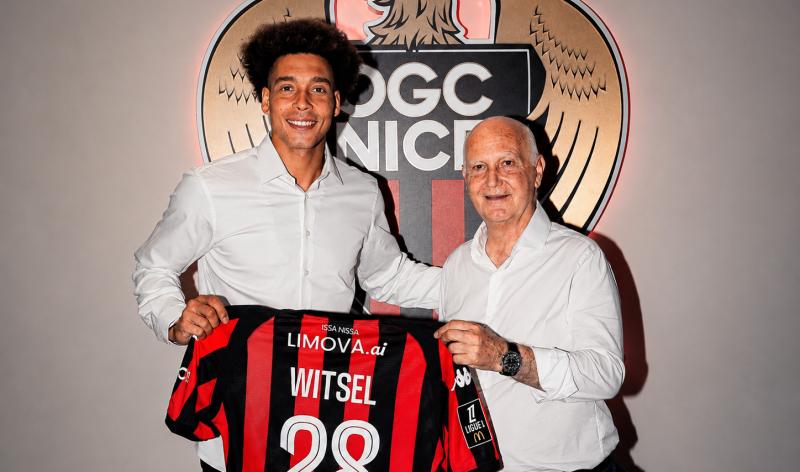 Axel Witsel rejoint l'OGC Nice