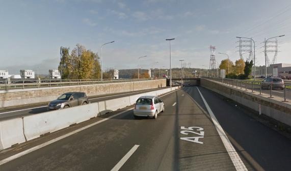 E25 : des chutes de pierres sur l'autoroute à Jupille 