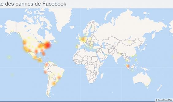 Une panne perturbe les médias sociaux Facebook et Instagram