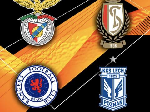 EL: Le Standard avec Benfica, les Rangers et Lech Poznan