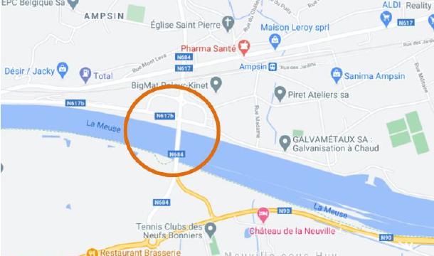 N684 – fin de chantier sur le pont d’Ampsin-Neuville