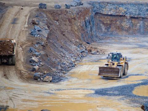 Une grève perturbe l'exploitation des carrières wallonnes de l'entreprise Sagrex
