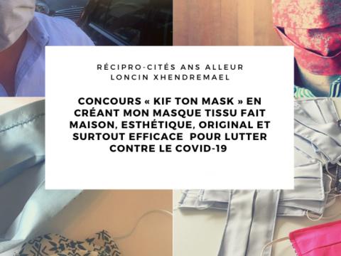 Ans : concours du masque le plus esthétique 