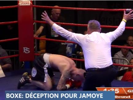 Boxe : énorme déception pour Steve Jamoye