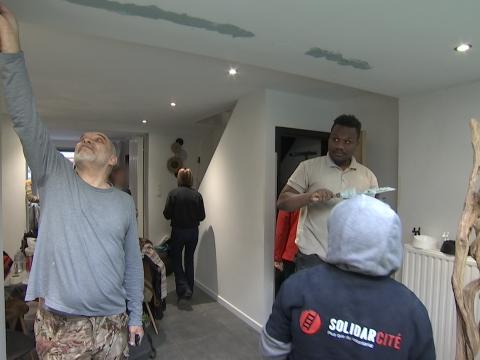 Chantier solidaire à Chênée