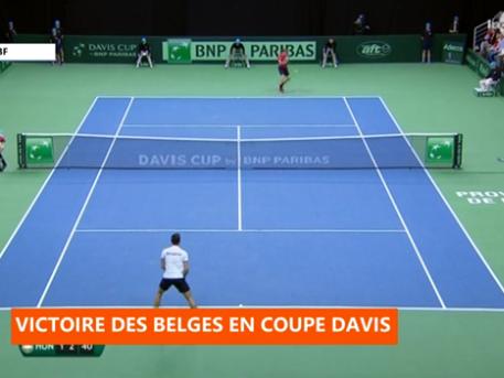 Coupe Davis : la Belgique se qualifie pour les quarts de finale