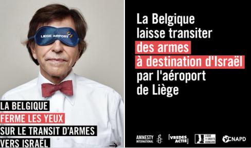 Des armes à destination d'Israël en transit à Liège Airport ? 
